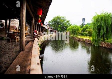 Lishui Street, Yantou, Boteli, Provinz Zhejiang, China Stockfoto