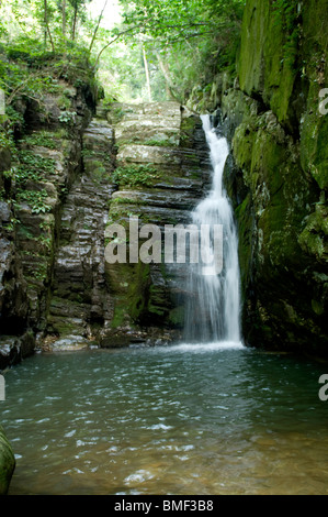 Dreistufen-Frühling, Mt. Lushan globalen Geopark, Jiujiang, Provinz Jiangxi, China Stockfoto