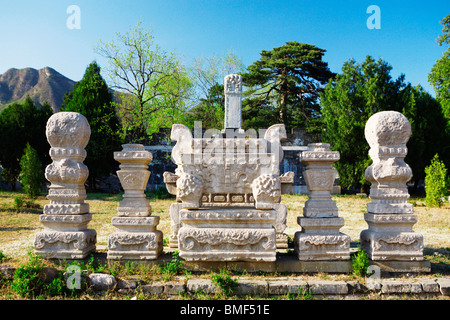 Siling Grab, Ming-Dynastie-Gräber, Peking, China Stockfoto