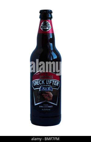 Jennings Snecklifter Strong Ale Bierflasche - ca. 2010. Stockfoto