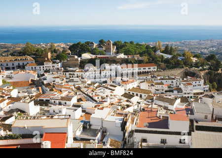 Mijas Village, Costa Del Sol, Malaga, Andalusien, Spanien. Stockfoto