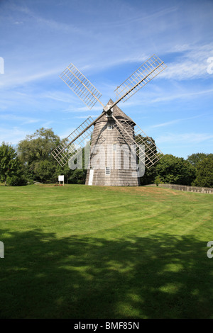 Alte Windmühle Haken, East Hampton, den Hamptons, Long Island, New York, USA Stockfoto