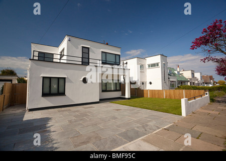 Art-Deco-Stilhaus am Frinton On Sea, Essex, UK Stockfoto