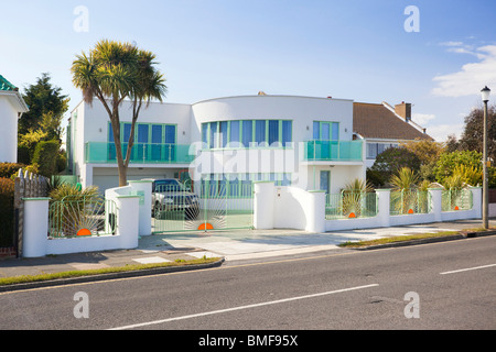 Art-Deco-Stilhaus am Frinton On Sea, Essex, UK Stockfoto