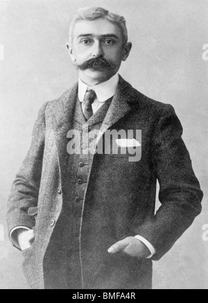 Undatiertes Bild von Baron Pierre de Coubertin (1863-1937) - Gründer des IOC und "Vater" der Olympischen Spiele der Neuzeit. Stockfoto