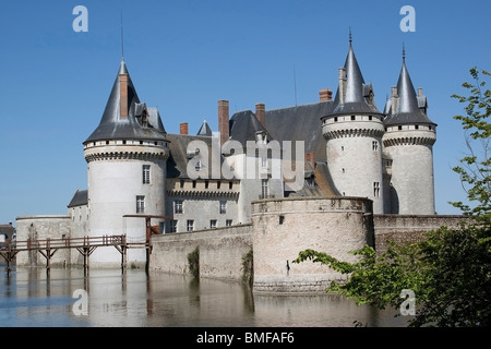 Foto von Schloss Sully-auf-Loire in der loiret Stockfoto