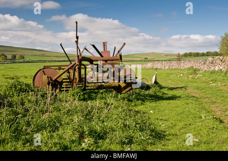 Rusty Farm Maschine Stockfoto