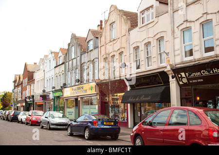Connaught Avenue in Frinton On Sea, Essex, UK Stockfoto