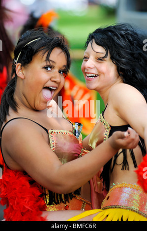 Preston karibischen Karneval feiert West indischen Kultur Stockfoto