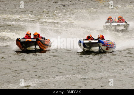 Zapcat Racing, Fluss Lagan, Belfast, Juni 2010 Stockfoto