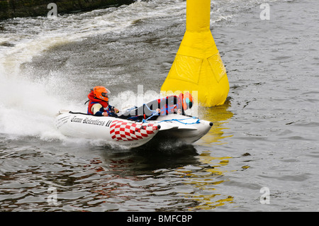 Zapcat Racing, Fluss Lagan, Belfast, Juni 2010 Stockfoto