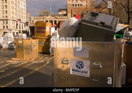 New York State erlässt neue Elektronik-recycling-Gesetz Stockfoto