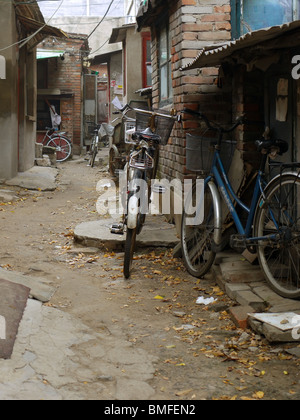 Typische Hutong Haus Hof in Peking, China Stockfoto