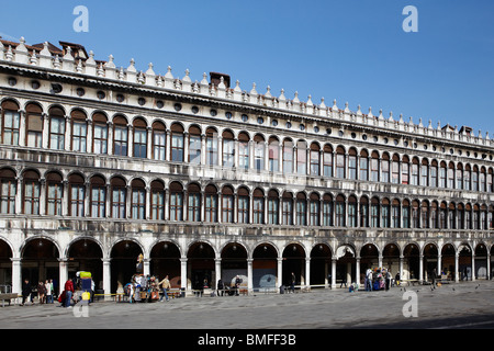 Procuratie Vecchie in Venedig, Italien Stockfoto