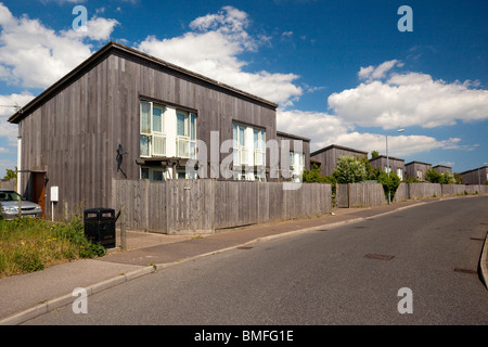 preiswerten Wohnungen in Jaywick Sands, Essex UK Stockfoto