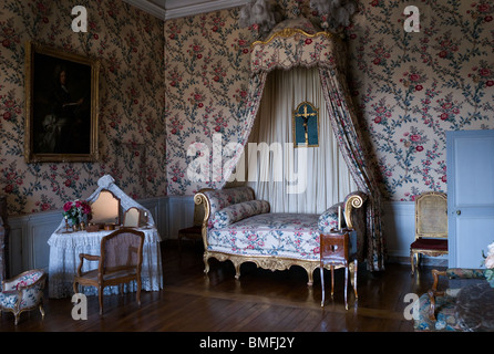 INTERIEUR, SCHLOSS VAUX-LE-VICOMTE (17C), FRANKREICH Stockfoto