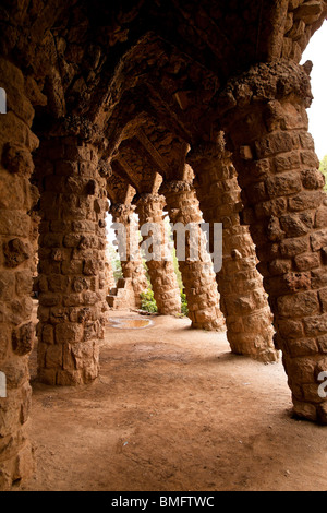 Barcelona - Parc Güell von Gaudi Stockfoto