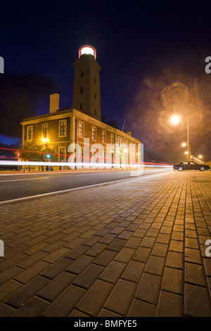 Leuchtturm in São Pedro de Moel, Portugal Stockfoto