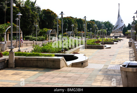 Mercu Tanda Denkmal in Putra Perdana Garten, Putrajaya, Malaysia Stockfoto