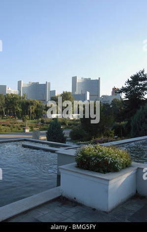 Donau-Park Vienna Stockfoto
