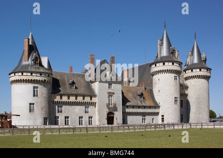 Foto von Schloss Sully-auf-Loire in der loiret Stockfoto