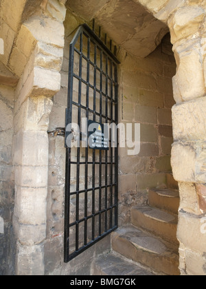 Der Eingang zum Turm von Hastings in Ashby De La Zouch Castle, Leiestershire England UK Stockfoto