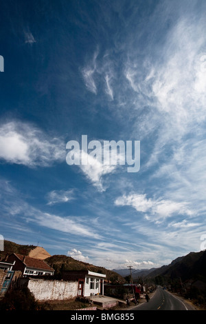 Herrliche Landschaft in Bashang Grasland, Zhangjiakou, Hebei, China Stockfoto