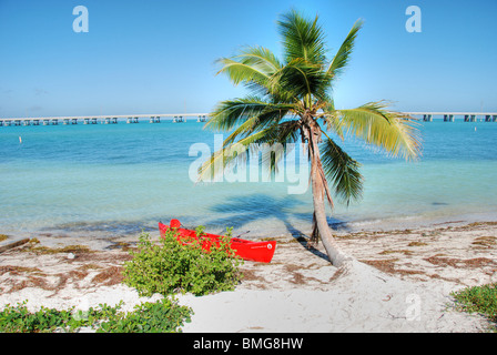 Ein wunderbarer Ort zum Baden auf dem Weg nach Key West Stockfoto