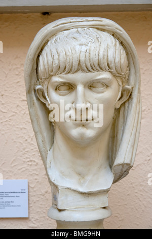 Kopf eines jungen Mannes, möglicherweise römischen Kaiser Nero Stockfoto