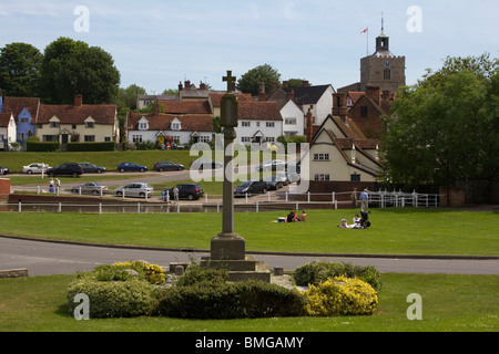 Finchingfield Dorf Essex England Stockfoto