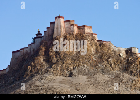 Gyantse Dzong oder Festung in Gyantse, Tibet Stockfoto