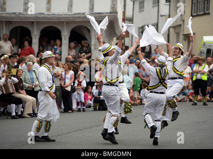 Morris Dancing in Thaxted und umliegenden Dörfern in Nord Essex, Großbritannien Stockfoto