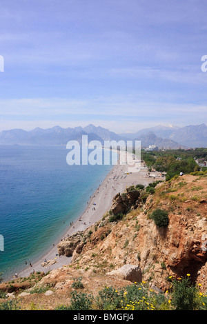 Türkei Antalya - Konyaalti Strand Stockfoto