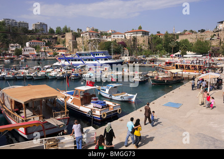 Türkei Antalya - Altstadt Kaleici Yat Limani oder Hafen Stockfoto
