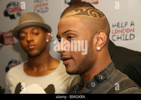 JLS ankommen bei Capital Radio Sommer Ball im Wembley-Stadion Stockfoto