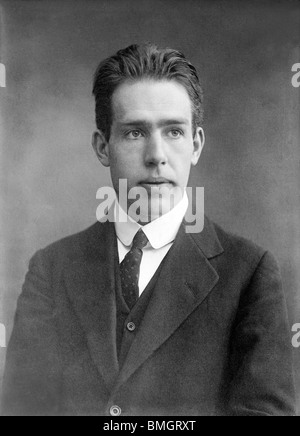 Portrait-Foto ca. 1910er Jahre dänischer Physiker und Nobelpreisträger Niels Bohr (1885-1962). Stockfoto