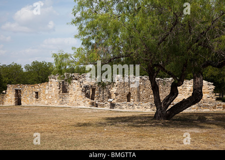 Ruinen an der Mission San Juan Capistrano San Antonio Texas USA Stockfoto
