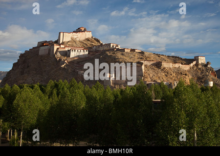 Gyantse Dzong oder Festung in Gyantse, Tibet Stockfoto