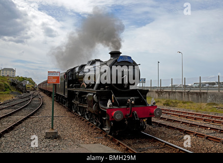 Jacobite Steam Train Mallaig Bahnhof, Lochaber Schottland UK Europe Stockfoto