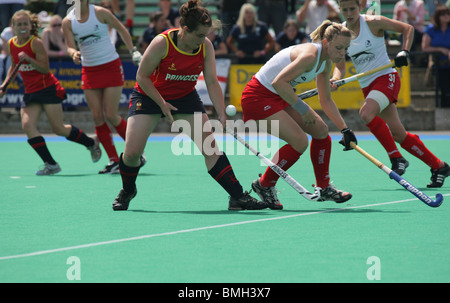 Womens Hockey Stockfoto