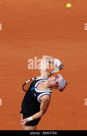 Samantha Stosur (AUS) im Wettbewerb bei den French Open 2010 Stockfoto