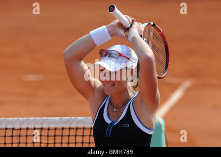 Samantha Stosur (AUS) im Wettbewerb bei den French Open 2010 Stockfoto