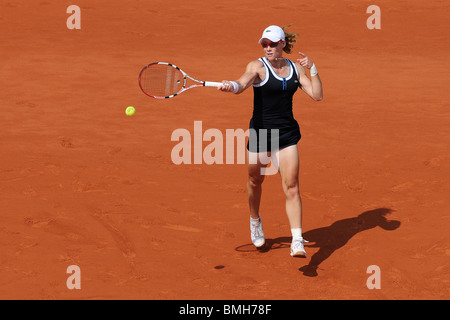 Samantha Stosur (AUS) im Wettbewerb bei den French Open 2010 Stockfoto