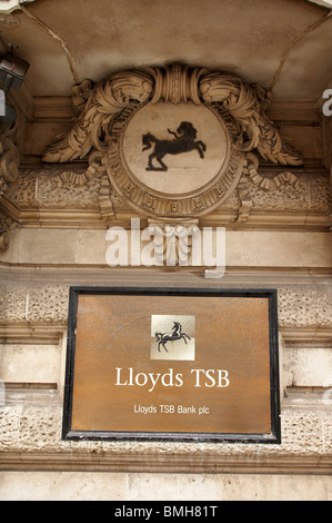 Detail der Lloyds Bank Gebäude in Manchester UK Stockfoto