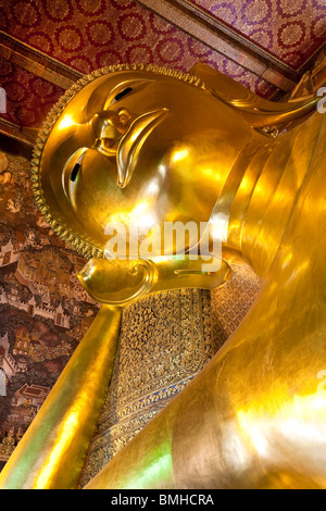 Wat Pho, liegenden Buddha, Bangkok, Thailand, Südostasien Stockfoto