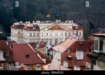 Deutsche Botschaft in Prag Stockfoto