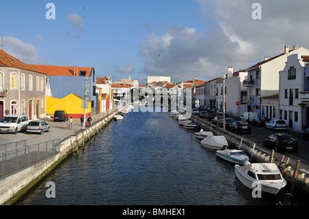 Kanal, Aveiro, Portugal Stockfoto