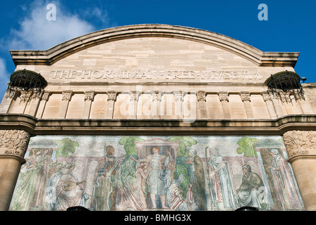 VORDERSEITE ANSICHT VON HORNIMAN MUSEUM, LONDON Stockfoto