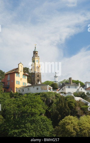 Portmeirion Gwynedd North Wales UK HOMER SYKES Stockfoto