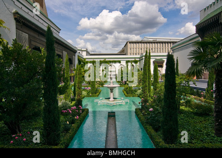 Die große Moschee-Garten, Paris, Frankreich Stockfoto